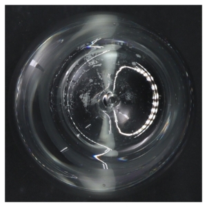 Glas karaffel  (str. H. 17 cm. ø. 11 cm)