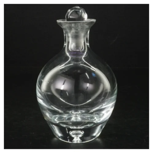 Glas karaffel  (str. H. 17 cm. ø. 11 cm)