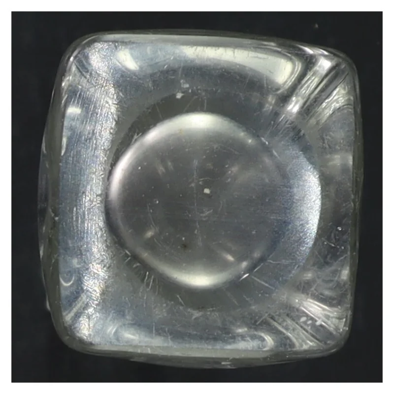 Gammel glasvase (str. H. 20 cm)