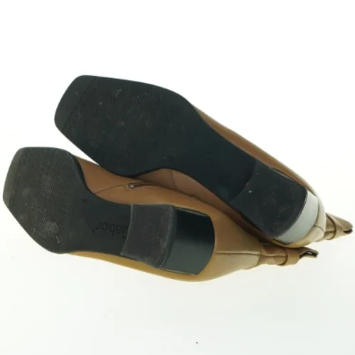 Brune læderstøvler fra Gabor (str. 6 )