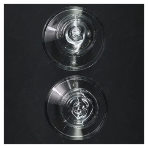 Glaslysestager fra Rosendahl (str. H. 6,5 cm ø. 10,5 cm)