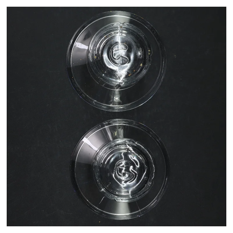 Glaslysestager fra Rosendahl (str. H. 6,5 cm ø. 10,5 cm)