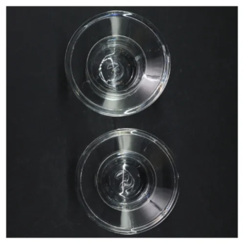 Glaslysestager fra Rosendahl (str. H. 6,5 cm ø. 10,5 cm)