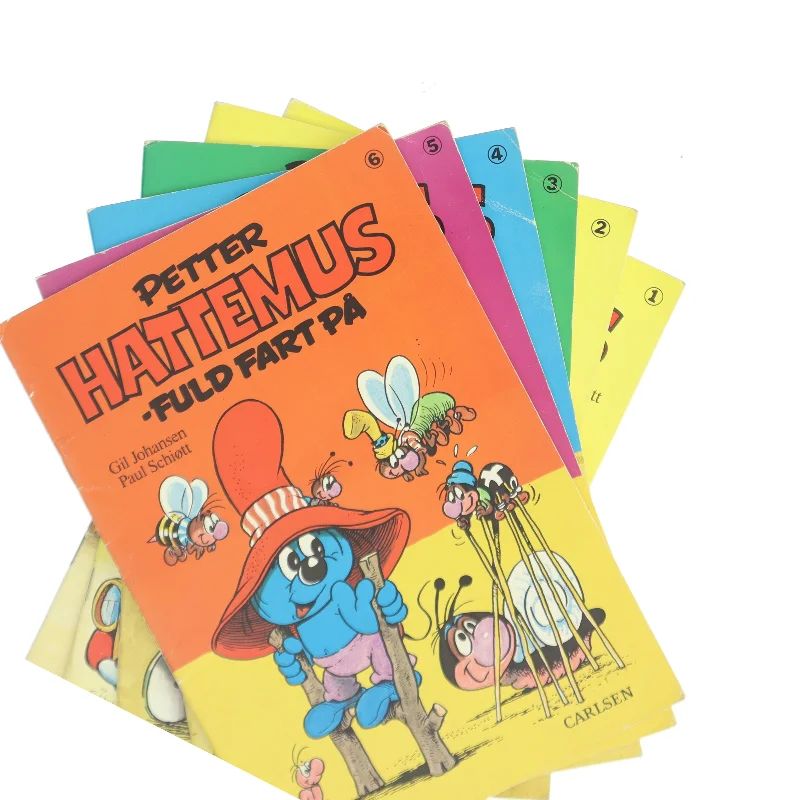 Petter Hattemus, 6 stk., af Gil Johansen (Bog)