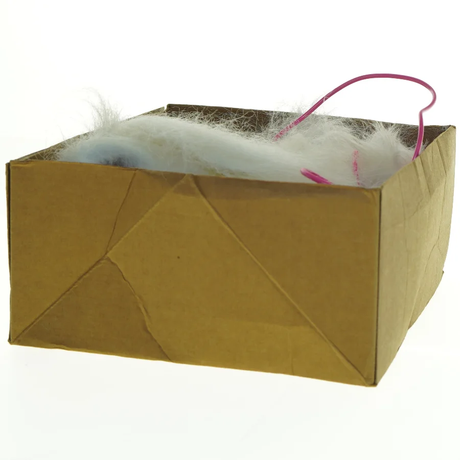 Vintage kabelstyret Hundehvalp fra Top Toy (str. 23 x 23 cm)