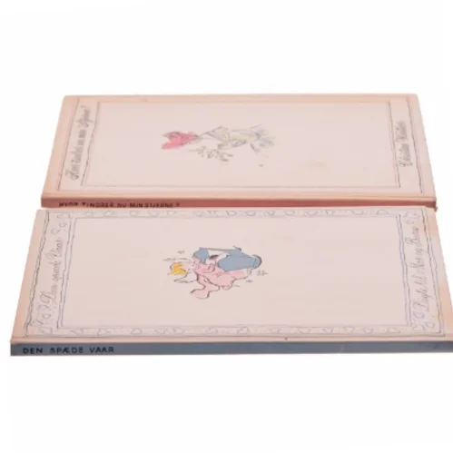 Digtsamlinger: ‘Hvad tænker du nu min stjerne?' af Christian Winther og 'Digte til Mor og Barn'.