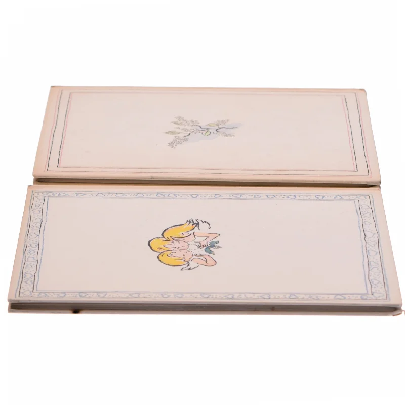 Digtsamlinger: ‘Hvad tænker du nu min stjerne?' af Christian Winther og 'Digte til Mor og Barn'.