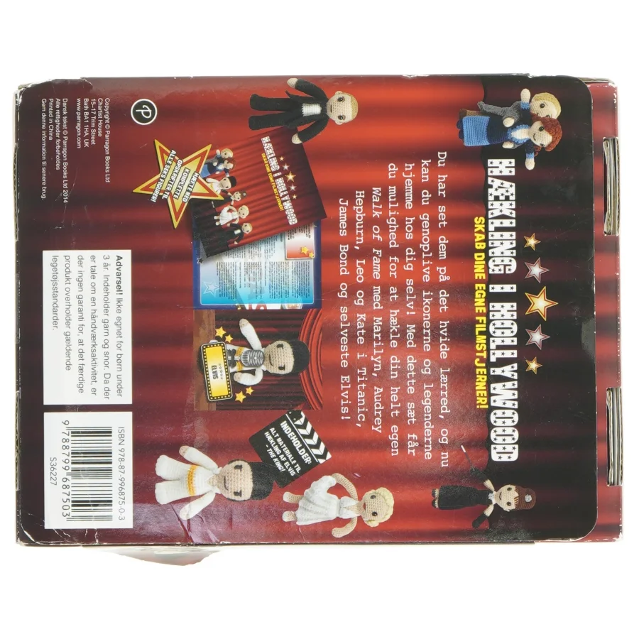 Hollywood hæklesæt - Elvis (str. 21 x 16 cm)