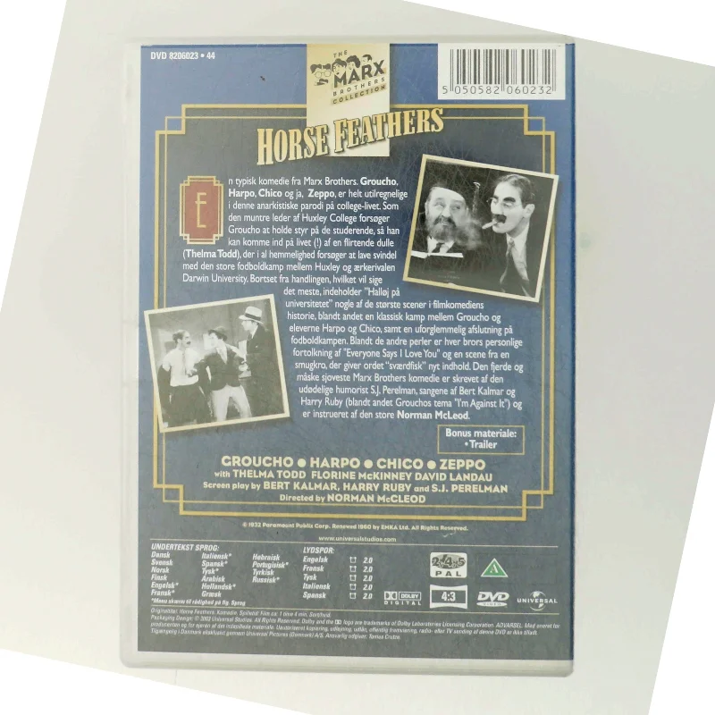 Horse Feathers DVD fra Universal