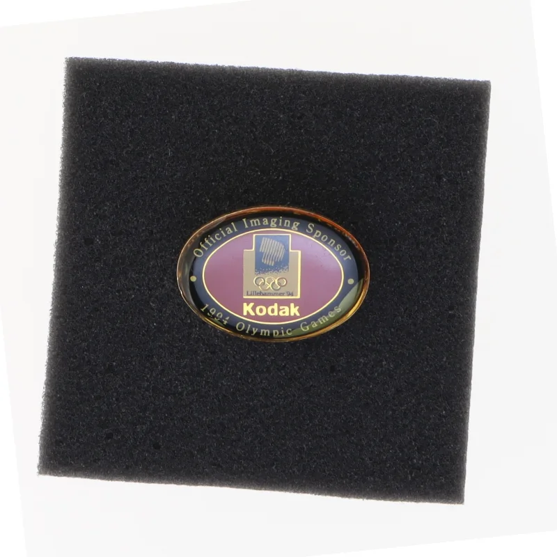 Lillehammer 1994 Olympiske Lege Kodak Sponsor Pin (str. 3 x 2,5 cm)