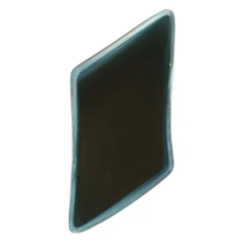 Blå unika keramik vase fra island (str. 27x13 cm)