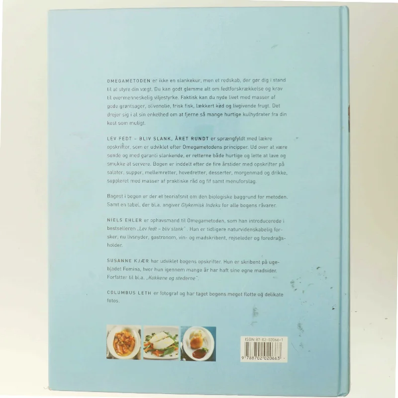 Lev fedt - bliv slank året rundt : Omega-metoden (Bog)