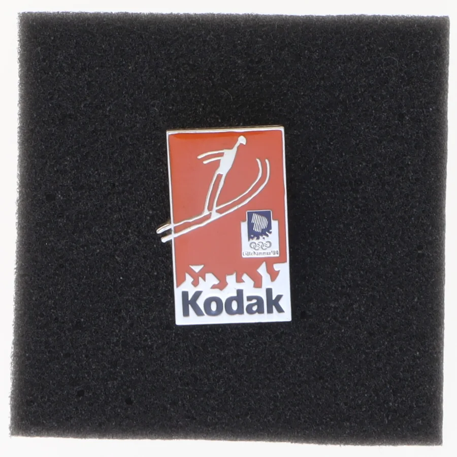 Lillehammer 1994 Olympiske Lege Kodak Sponsor Pin (str. 3,5 x 2 cm)
