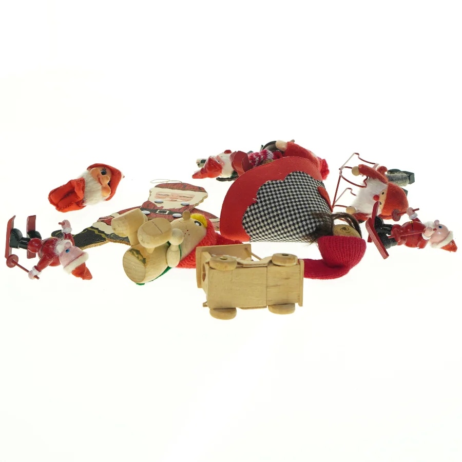 Julepynt (str. 10 x 10 cm. 17 x 10 cm)