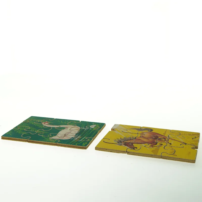 Vintage træpuslespil (str. , cm)