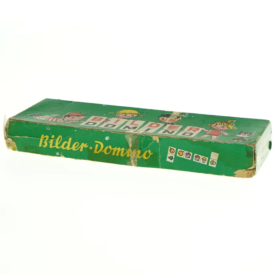 Retro Bilder-Domino Spil (str. 25 x 8,5 cm)