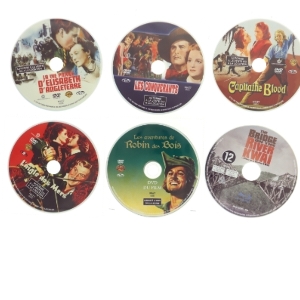 Errol Flynn dvd collection (DVD) + The Bridge on River Kwai (blu-ray)