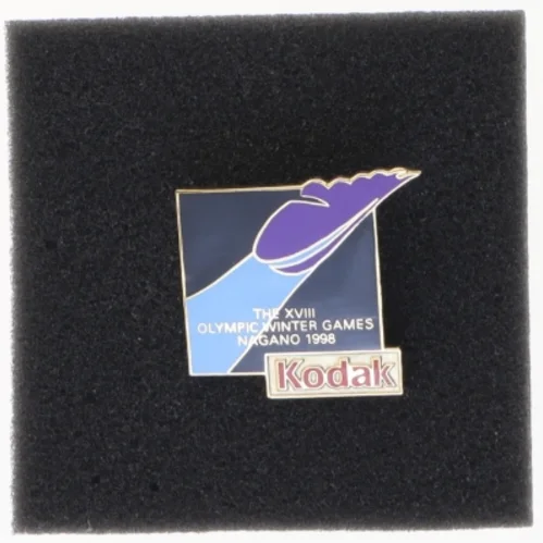 Nagano 1998 Olympiske Lege Kodak Sponsor Pin (str. 2,5 x 2,5 cm)
