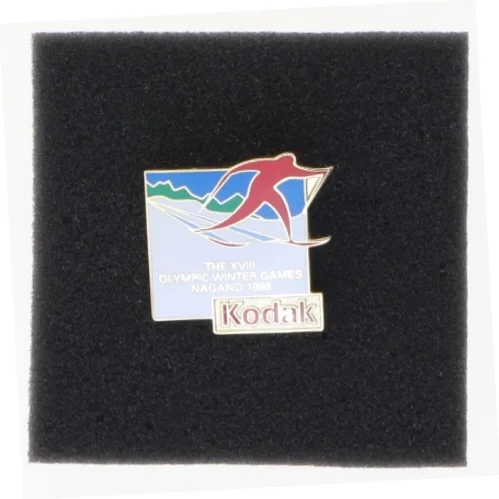 Nagano 1998 Olympiske Lege Kodak Sponsor Pin (str. 2,5 x 2,5 cm)