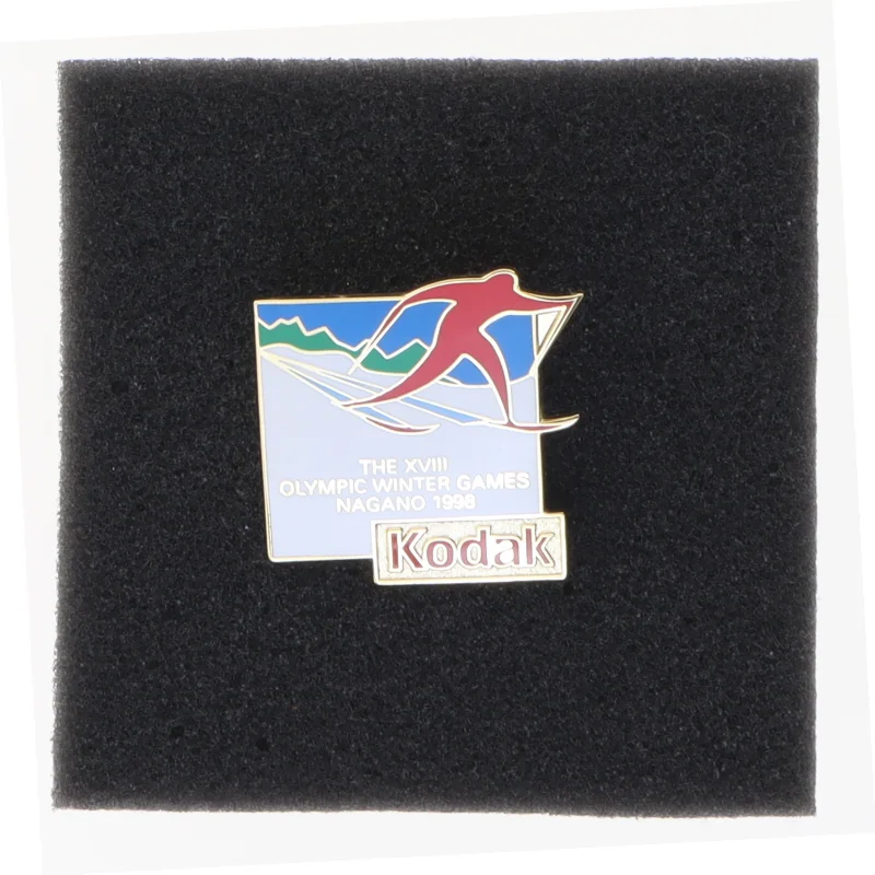 Nagano 1998 Olympiske Lege Kodak Sponsor Pin (str. 2,5 x 2,5 cm)