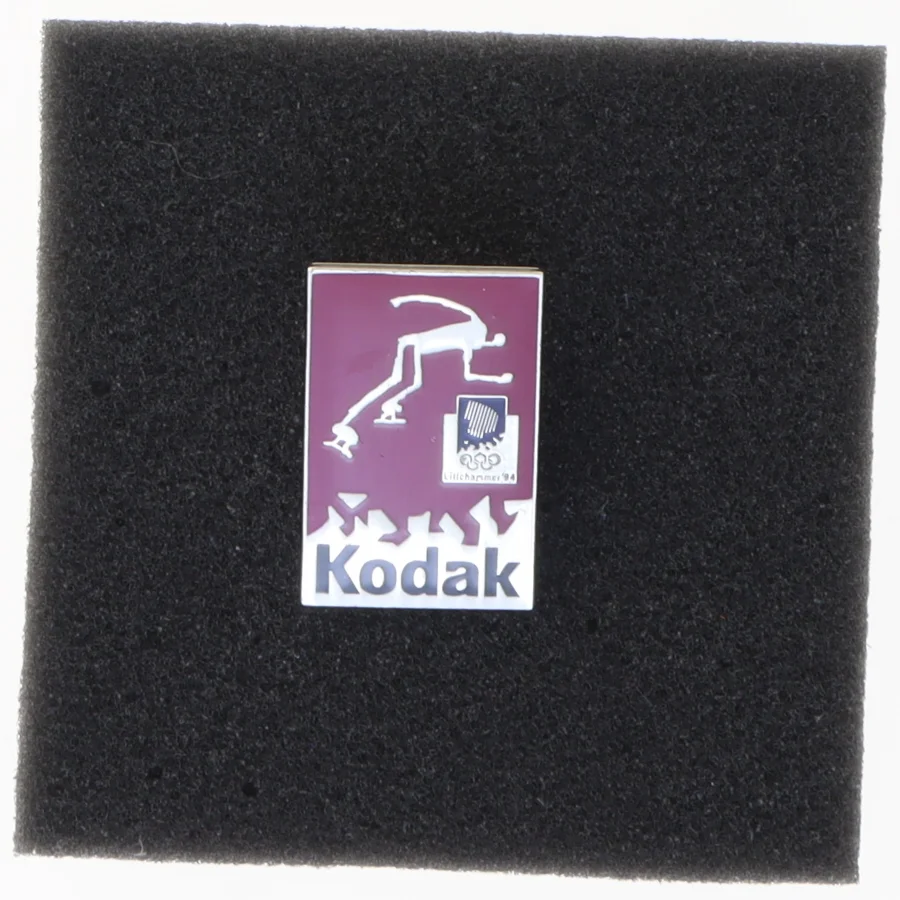 Lillehammer 1994 Olympiske Lege Kodak Sponsor Pin (str. 3 x 2 cm)