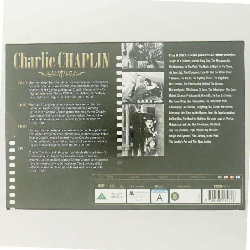 Charlie Chaplin collection Vol 2 (dvd)
