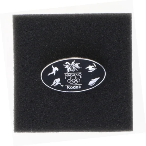 Nagano 1998 Olympiske Lege Kodak Sponsor Pin (str. 4 x 2,5 cm)