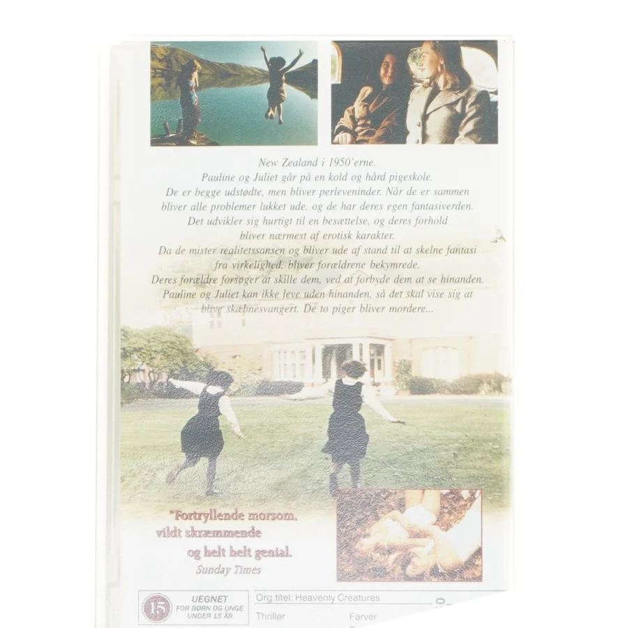 Sorte Engle (`Heavenly Creatures`) (Vhs)