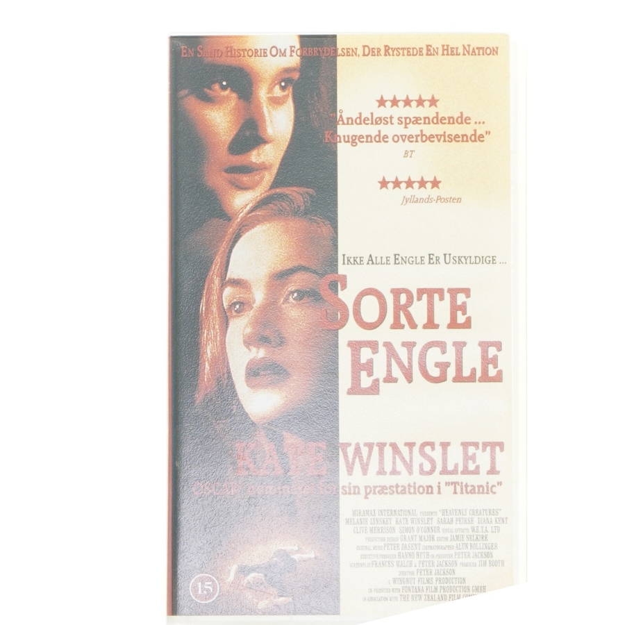 Sorte Engle (`Heavenly Creatures`) (Vhs)