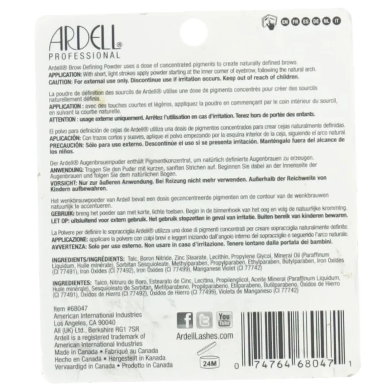 Bryn Defineringspudder fra Ardell (str. 5,5 x 4 cm)
