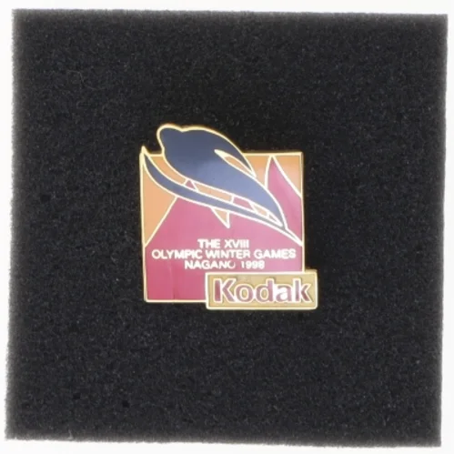 Nagano 1998 Olympiske Lege Kodak Sponsor Pin (str. 2,5 x 2,5 cm)