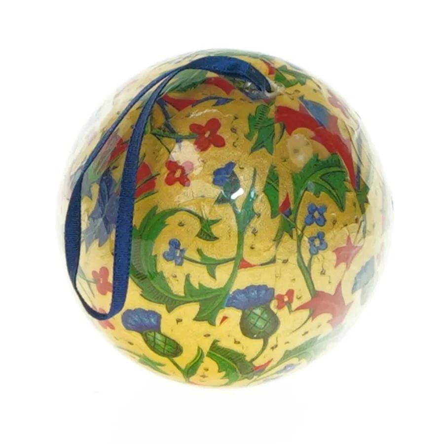 Dekoreret jule kugle fra Harrods (str. Diameter 7)