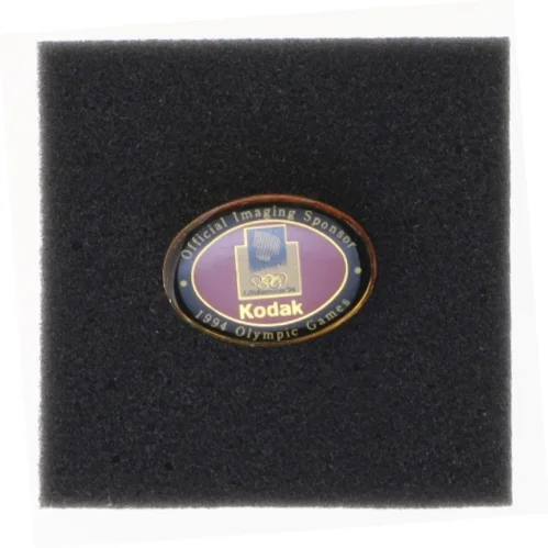 Lillehammer 1994 Olympiske Lege Kodak Sponsor Pin (str. 3 x 2,5 cm)