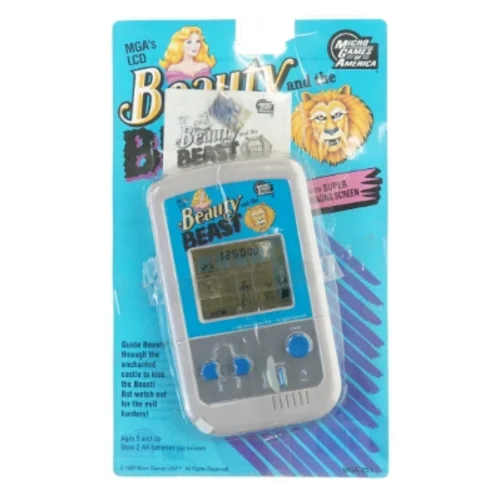 Bipbip spil 'Beauty and the Beast' fra Micro Games Usa (str. 16 x 9 cm)