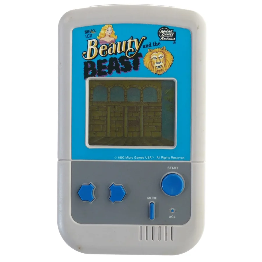 Bipbip spil 'Beauty and the Beast' fra Micro Games Usa (str. 16 x 9 cm)