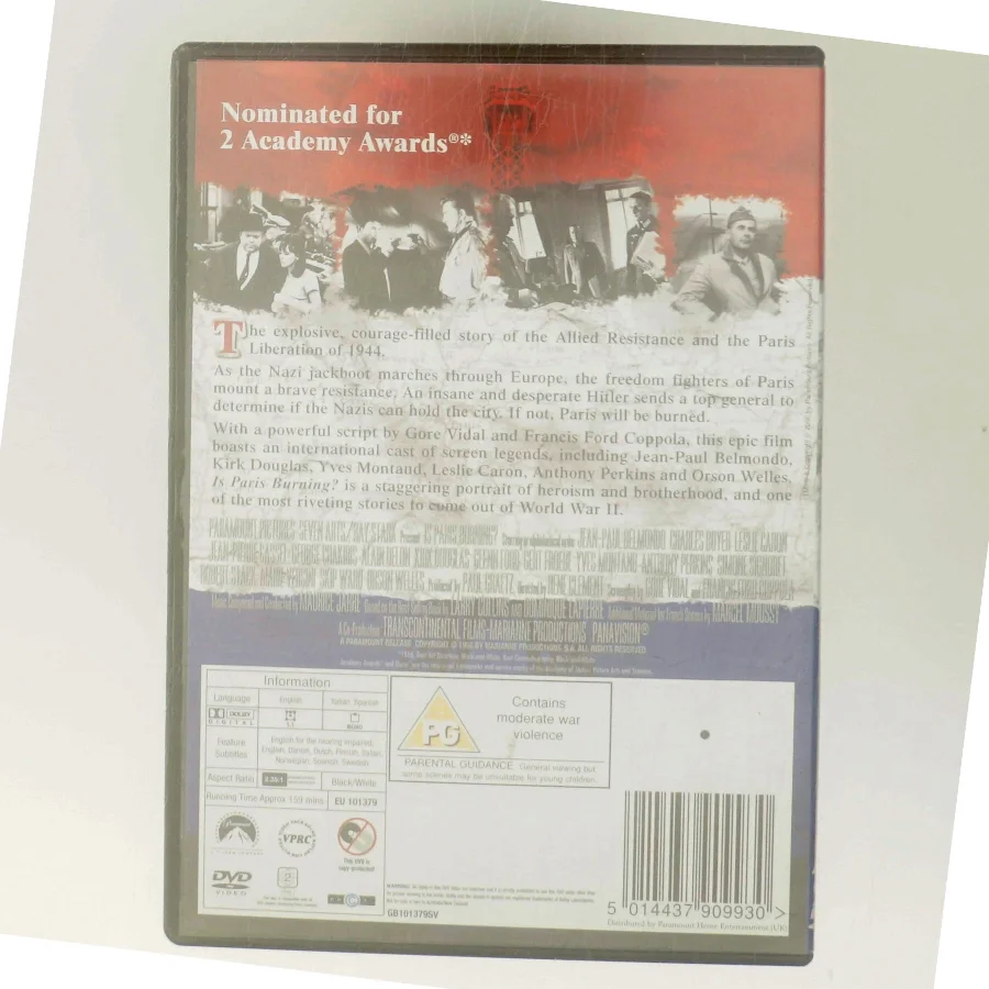 Is Paris Burning? med Jean-Paul Belmondo (DVD)