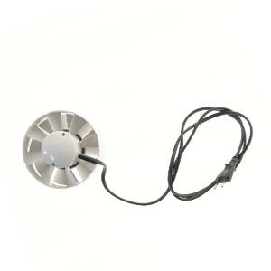 Rørventilator ø125 - ventilator med ledning fra Biltema (str. ø 12,5 cm, 9 cm)