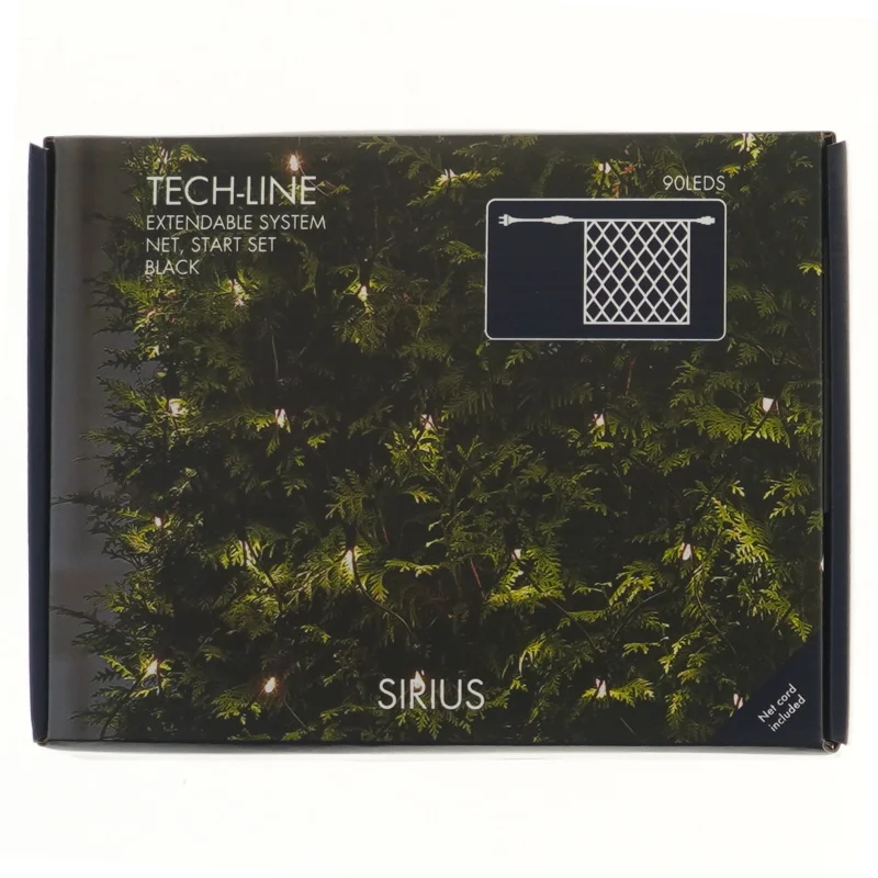 Sirius Tech-Line lyskæde net fra Sirius (str. 120x120 cm)