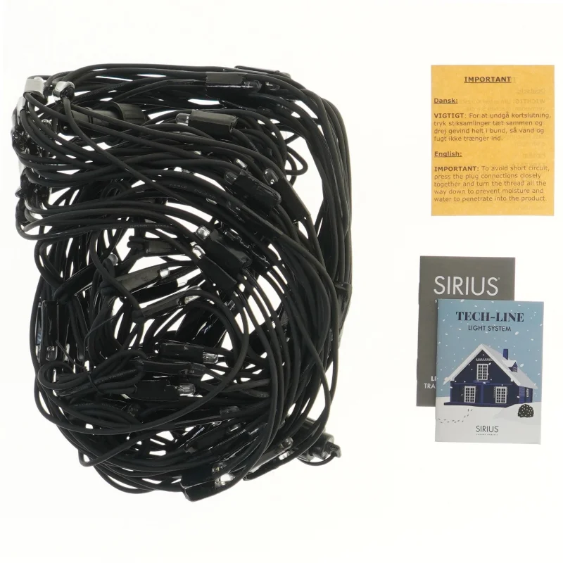 Sirius Tech-Line lyskæde net fra Sirius (str. 120x120 cm)