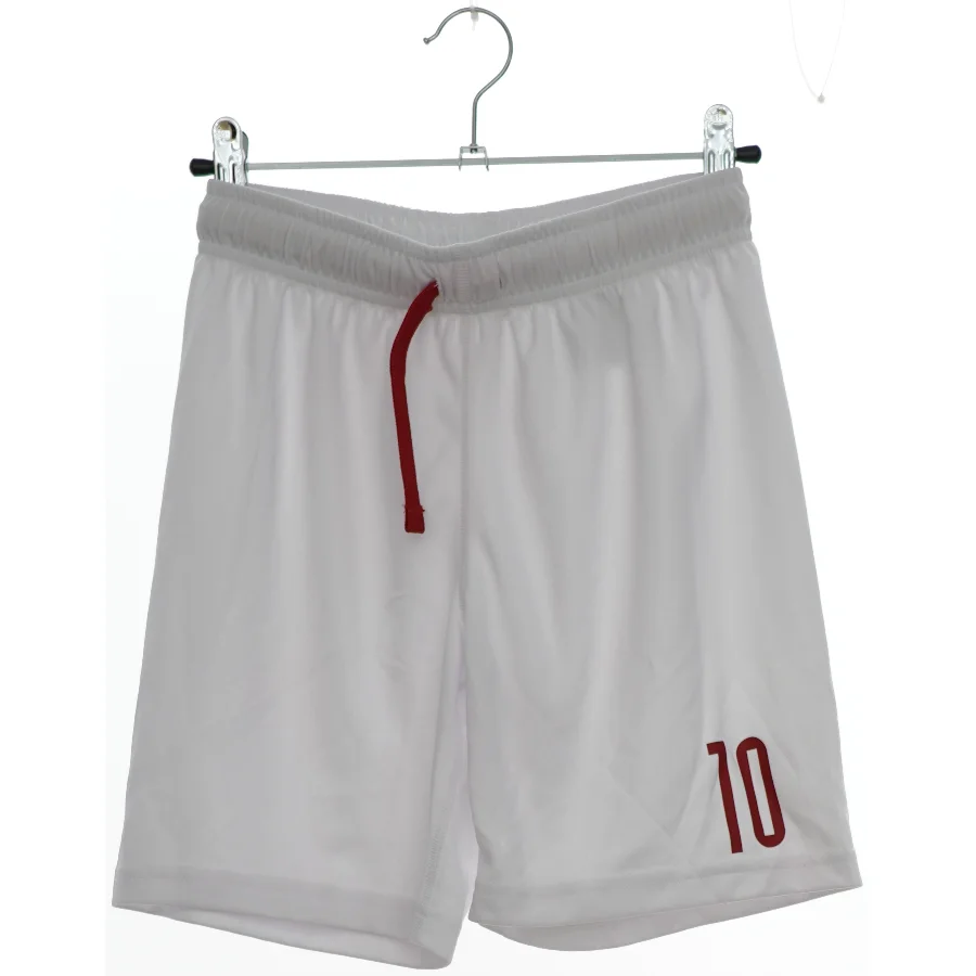Hvide sports shorts med tryk fra H&M (str. 134)