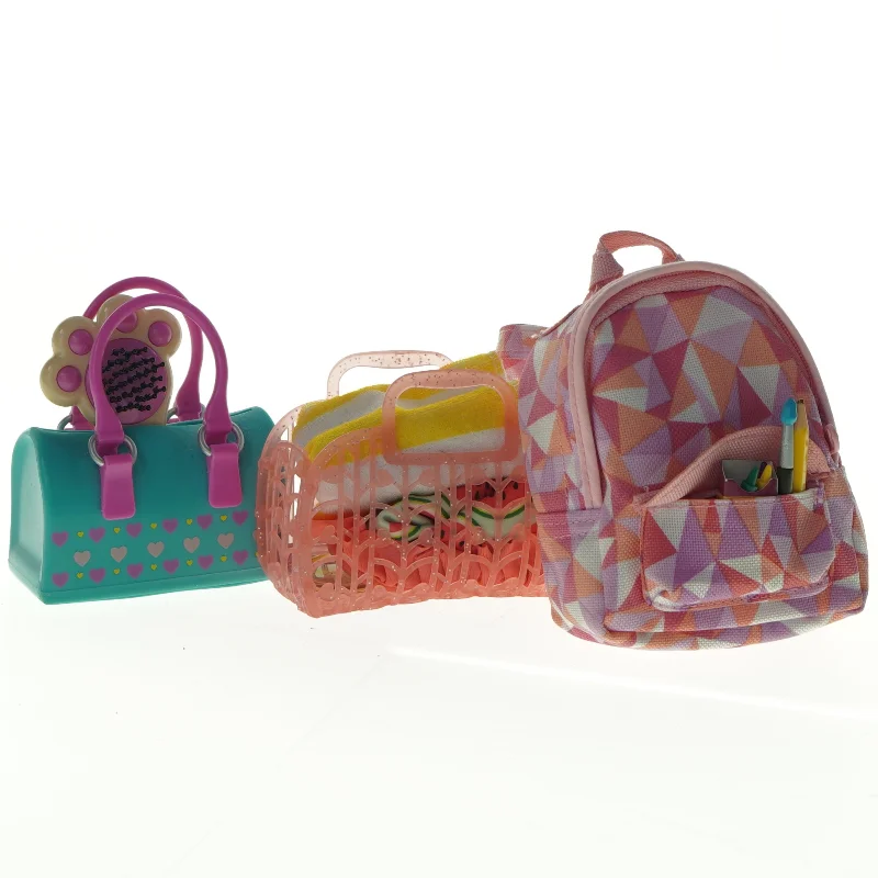 Tre dukketasker fra Our Generation 