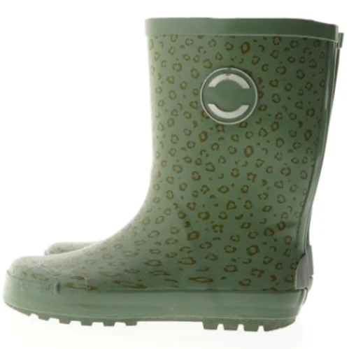 Gummistøvler med leopardprint fra Mikk-line (str. 32 )