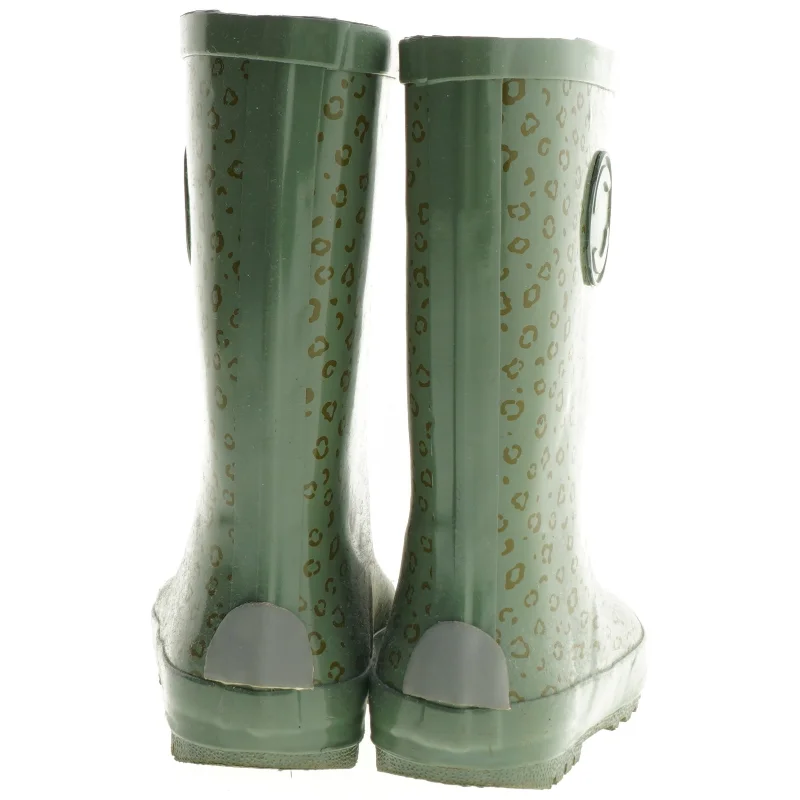 Gummistøvler med leopardprint fra Mikk-line (str. 32 )