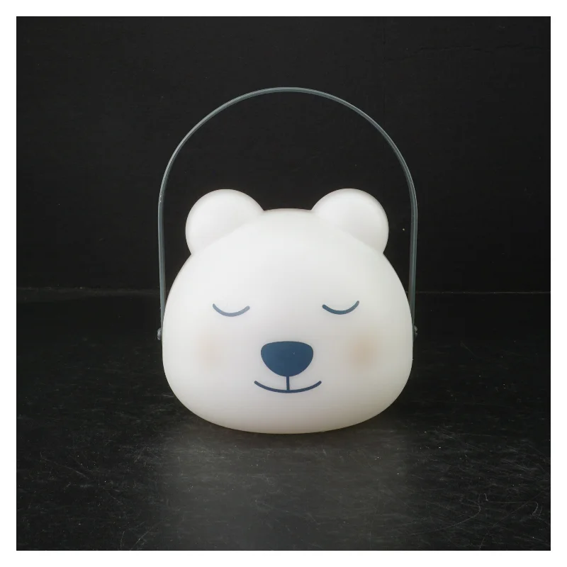 Børnelampe i bjørnedesign (str. Ø. 12 cm)