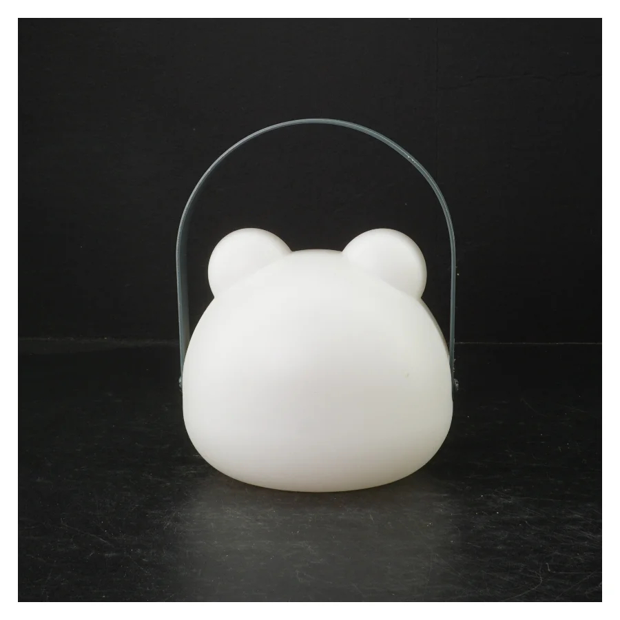 Børnelampe i bjørnedesign (str. Ø. 12 cm)