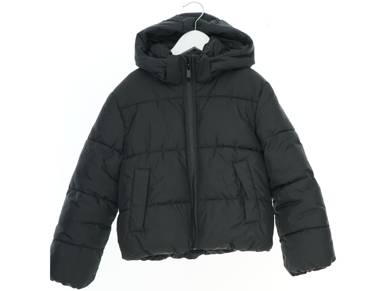 Vinterjakke med hætte fra H&M (str. 134)