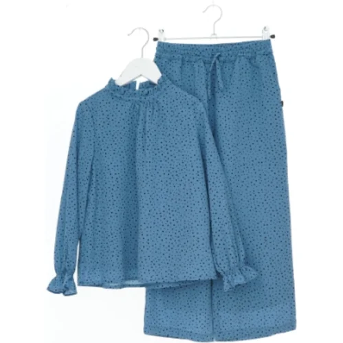 Blå Prikket Sæt fra Pomp de Lux (str. 122) fra Pomp de Lux (str. 122)