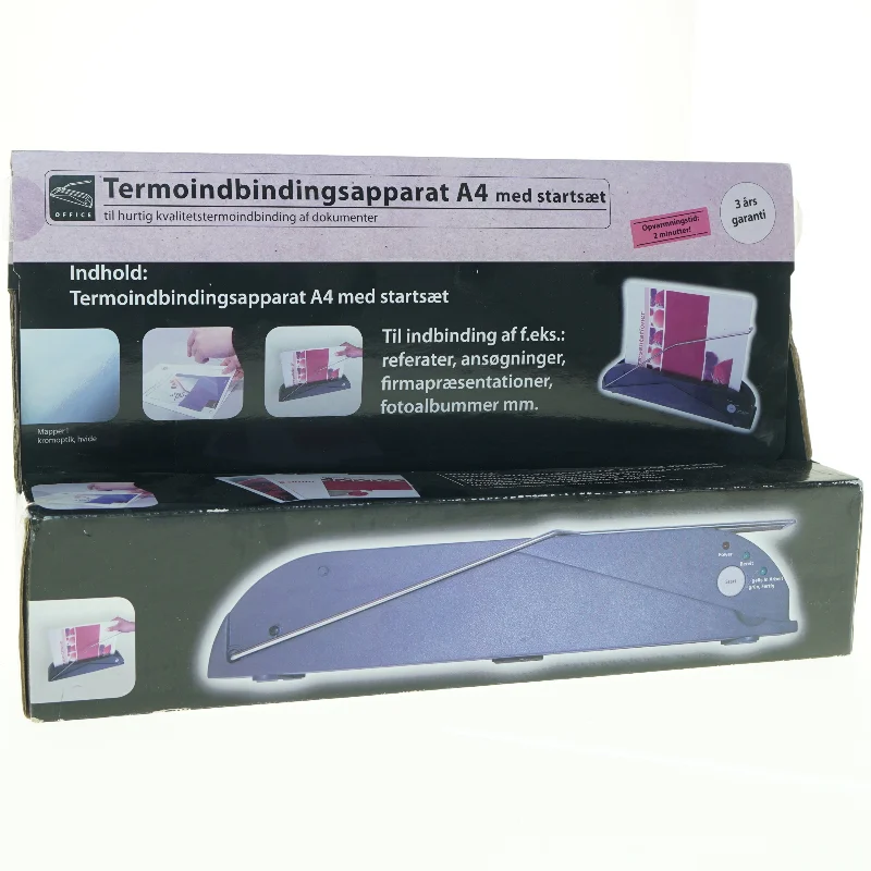 Termobindingsapparat A4 med start sæt (str. 40 x 10 cm)