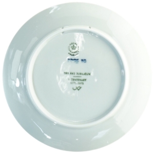 Royal Copenhagen Jubilæumsplatte fra Royal Copenhagen (str. Diameter 18 cm)