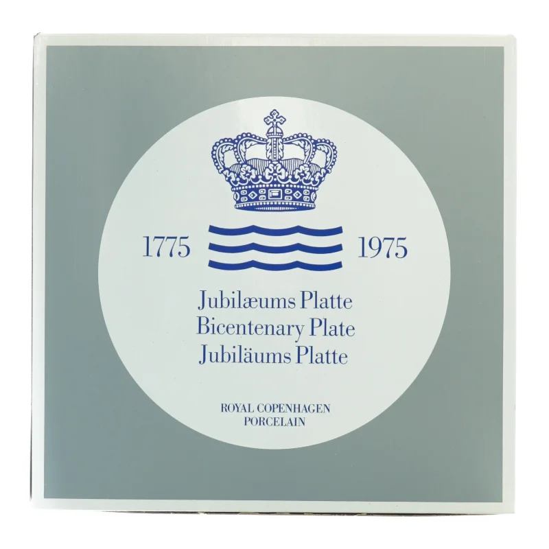 Royal Copenhagen Jubilæumsplatte fra Royal Copenhagen (str. Diameter 18 cm)
